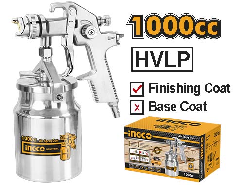 INGCO HVLP air spray gun ASG2101