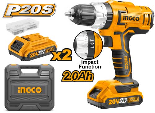 INGCO Cordless impact drill CIDLI20031