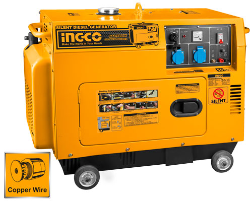INGCO Silent diesel generator GSE50001