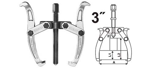 INGCO Two jaws puller HGP08023