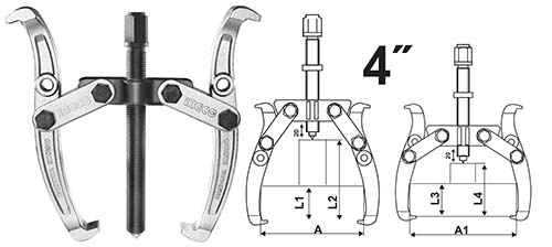 INGCO Two jaws puller HGP08024