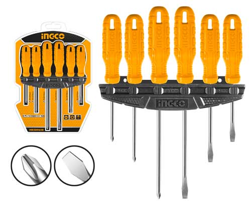 INGCO 6 Pcs screwdriver set HKSD0658