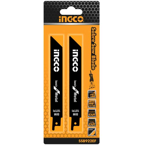 INGCO شفرات المنشار الترددية للمعادن SSB922EF